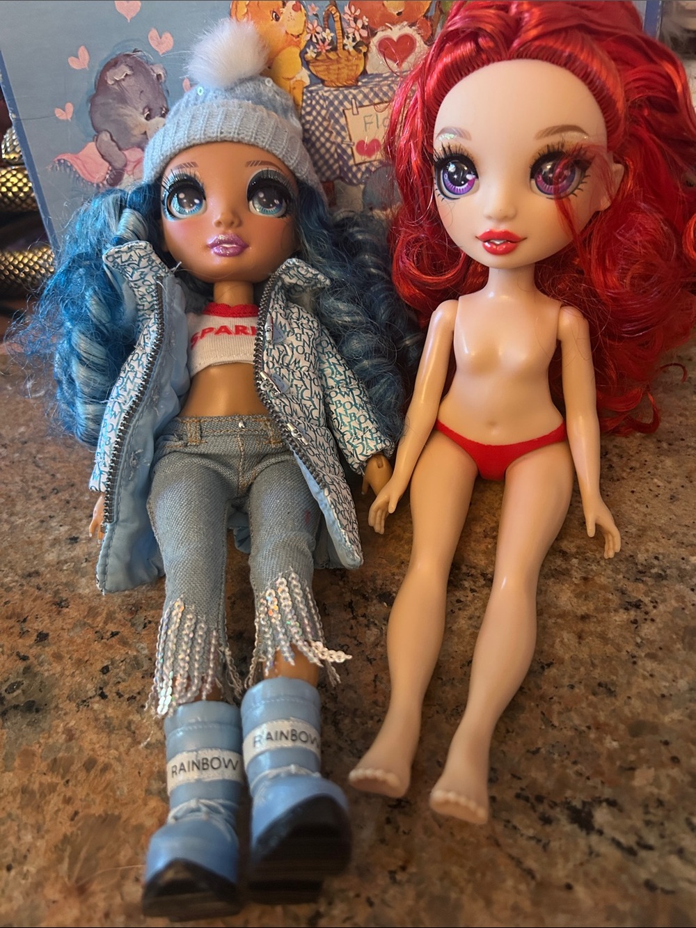 Rainbow High Fashion Dolls one with Winter Outfit